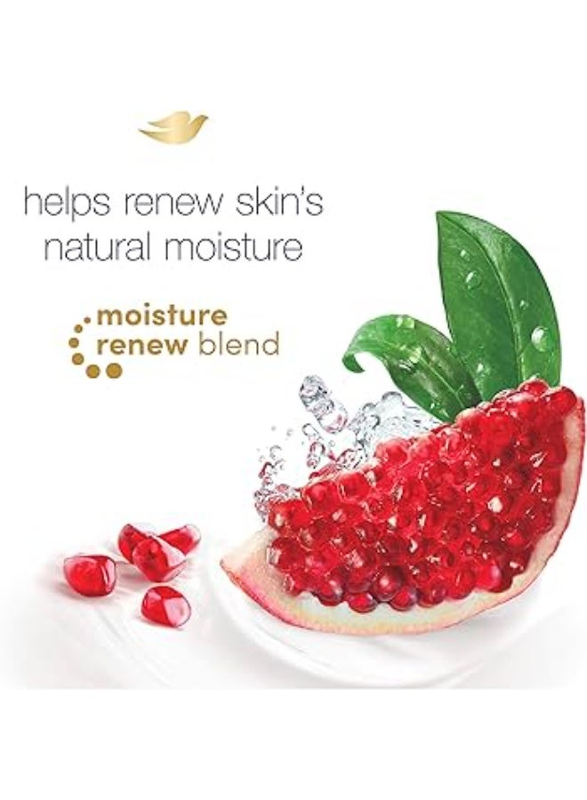 Dove Rejuvenating Body Wash for renewed, healthy-looking skin Pomegranate & Hibiscus gentle body cleanser nourishes and revives skin 325 ml - Image 4